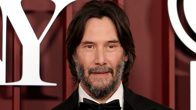 Keanu Reeves på ett kändisevenemang
