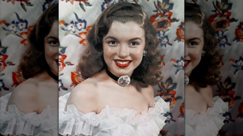 Ett porträtt av Marilyn Monroe innan hon blev känd.
