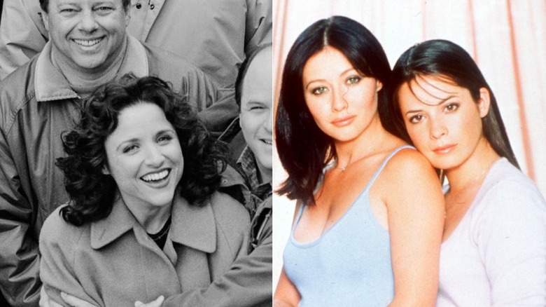 Julia Louis-Dreyfus på uppsättningen av 