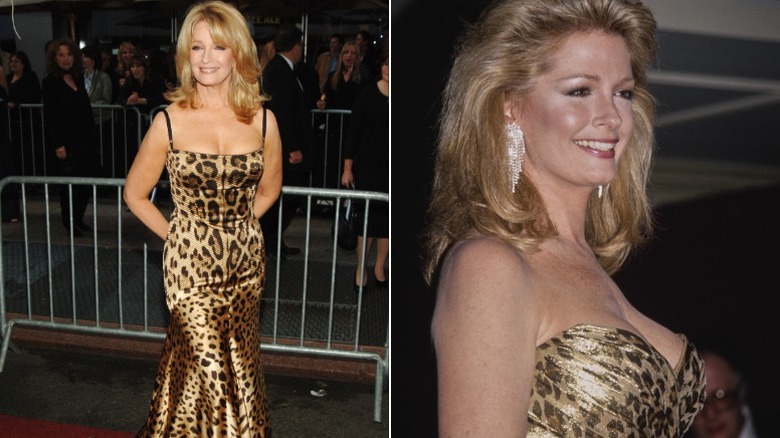 Deidre Hall bär djurtryck vid Daytime Emmy Awards 2005 och 1992