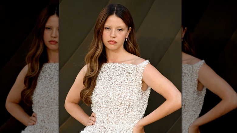 Mia Goth på London-premiären av 