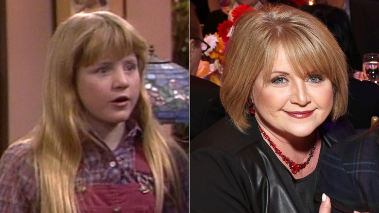 Foton sida vid sida visar Tina Yothers 1987 (vänster) och 2023 (höger).