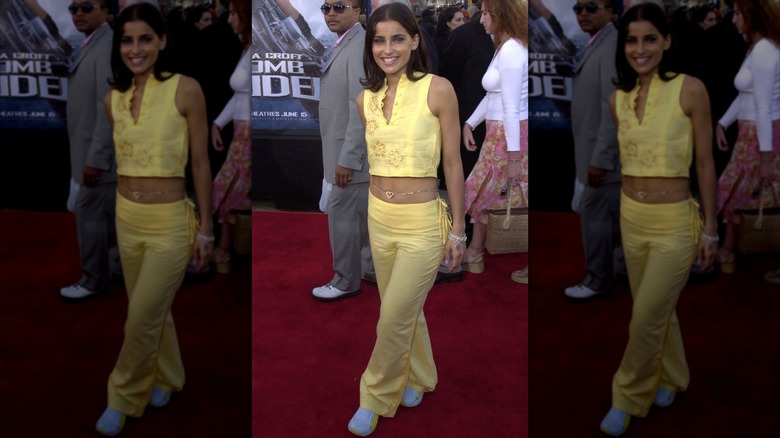 Nelly Furtado på Lara Croft: Tomb Raiders premiär 2001