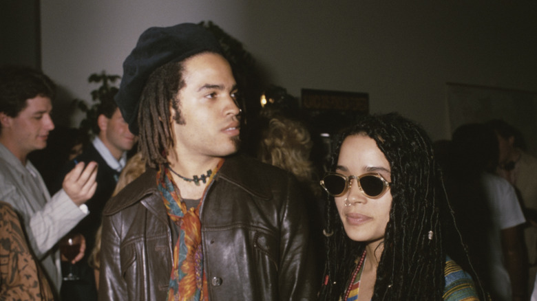 Lenny Kravitz och Lisa Bonet 1987