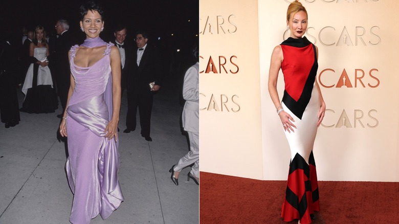 (L) Halle Berry vid Oscarsgalan 1996 (R) Miyako Bellizzi vid Oscarsgalan 2026