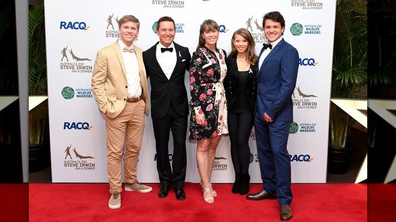 Terri Irwin på Steve Irwin-galan 2019 med sina barn