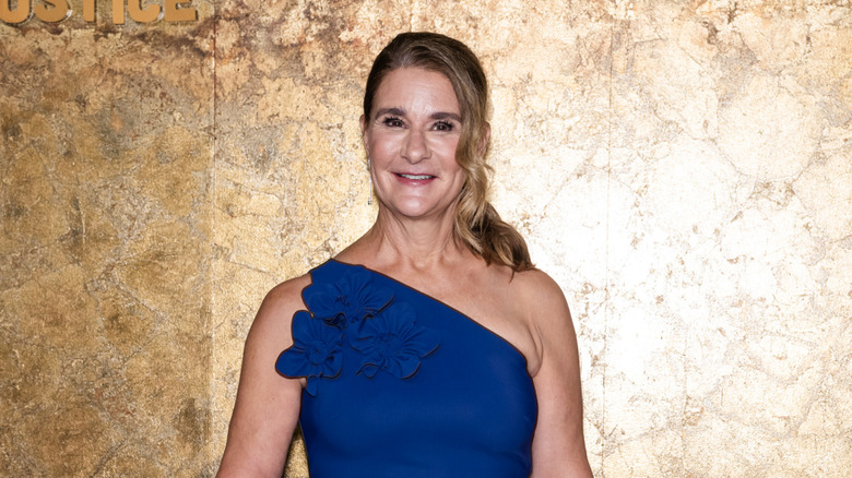 Melinda Gates poserar