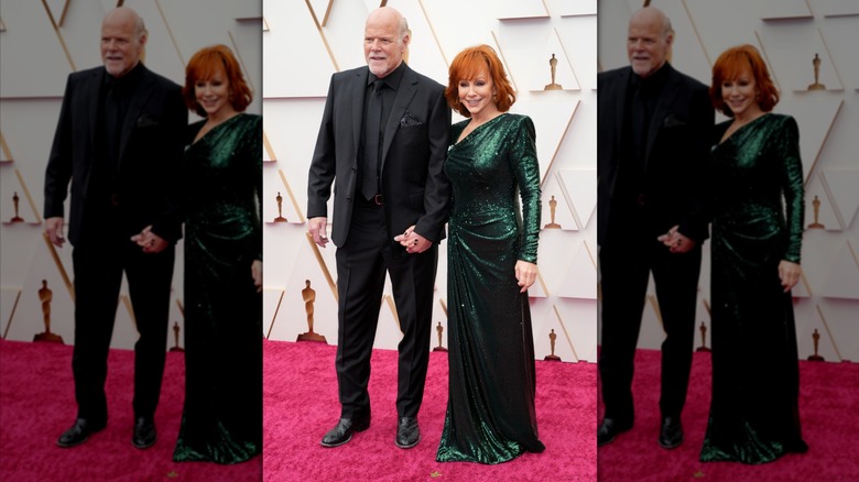 Reba McEntire och Rex Linn vid Oscarsgalan 2022