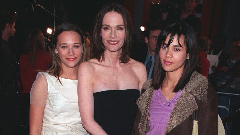Rashida Jones, Peggy Lipton och Kidada Jones på Mod Squad-premiären
