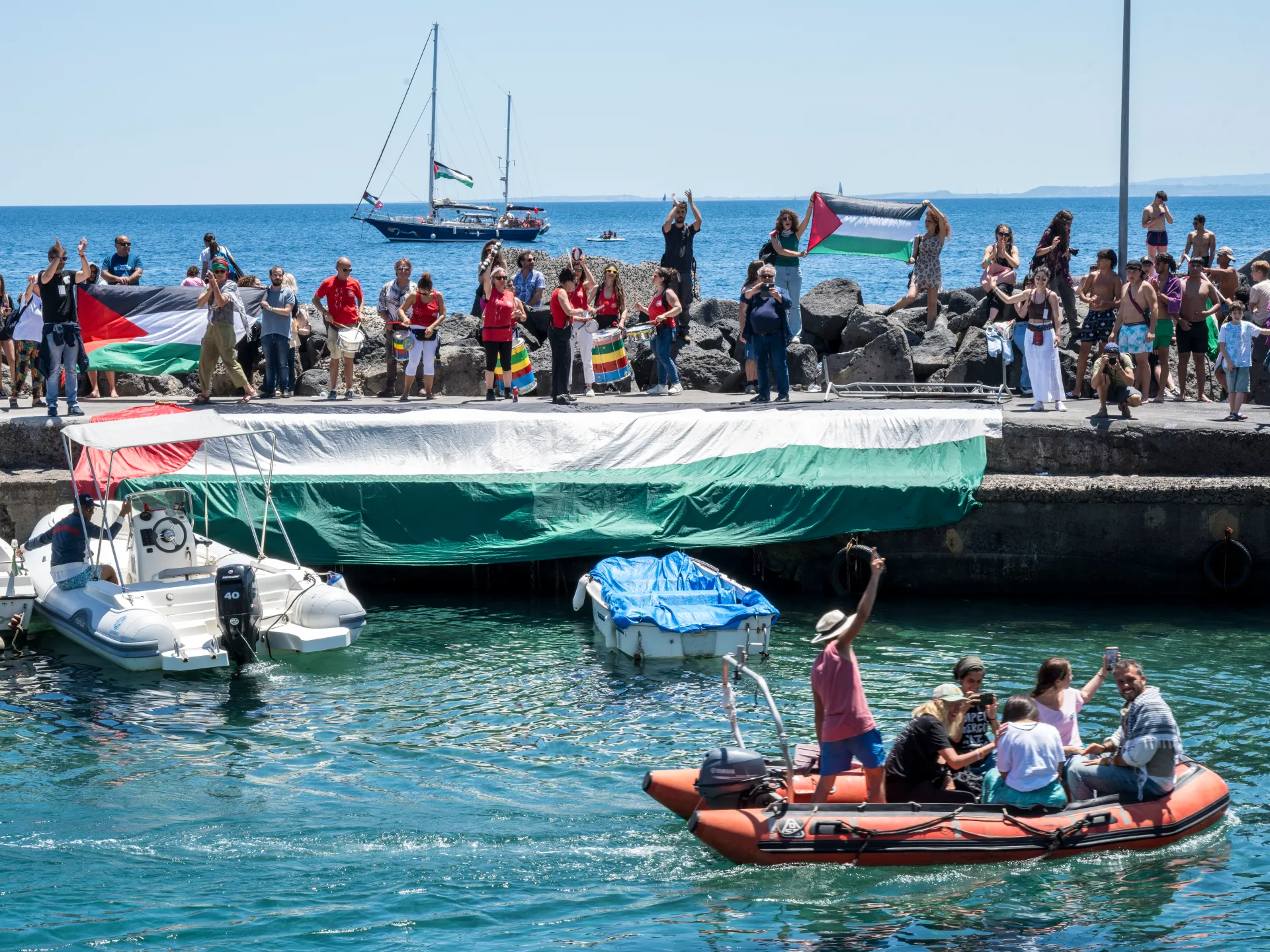 "Att utmana dödlig blockad": Nytt flottiljuppdrag seglar mot Gaza