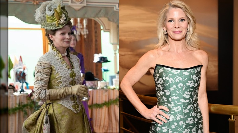 Kelli O'Hara som Aurora Fane i "Gildenåldern" / Kelli O'Hara vid den 79:e årliga Tony Awards Meet the Nominees pressevenemang i New York City i maj 2026
