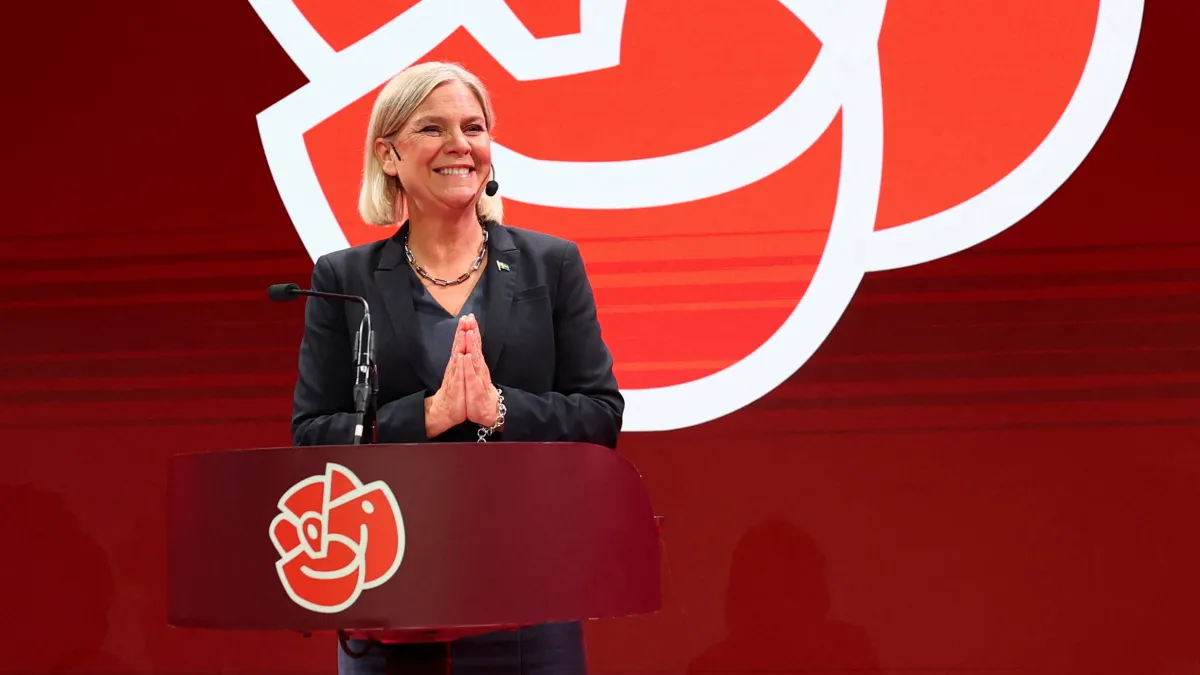 Sveriges vänsteroppositionsledare inleder ansträngningar för att bilda regering