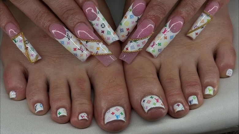 Louis Vuitton nagelkonst