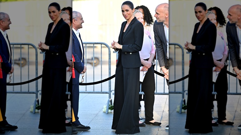 Meghan Markle deltar i invigningen av Lost Screen Memorial inför invigningen av den 79:e världshälsoförsamlingen i Genève, Schweiz i maj 2026