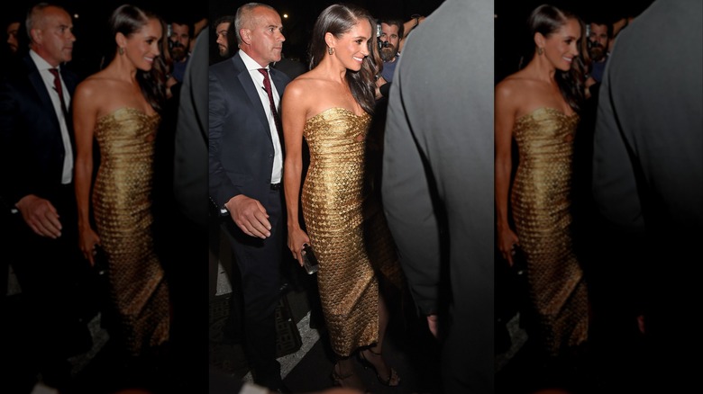 Meghan Markle utanför Ms Foundations Women of Vision Awards i New York i maj 2023