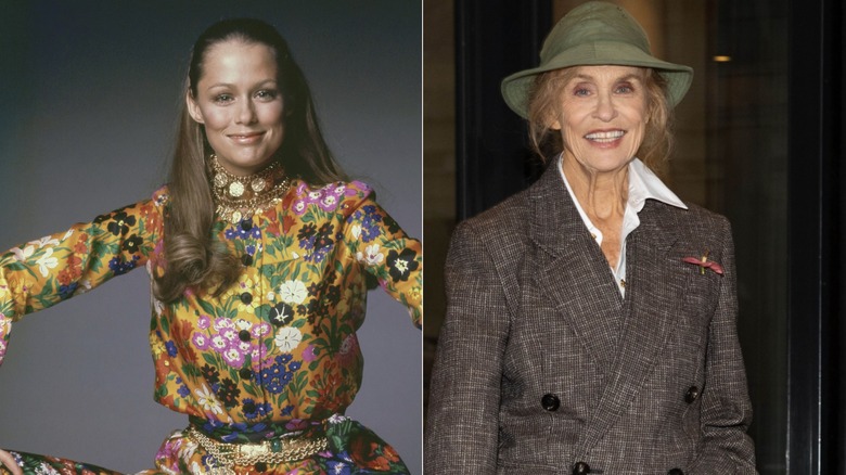 Lauren Hutton på 60-talet (L) och Lauren Hutton 2026