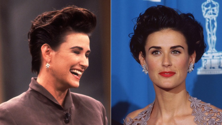 Demi Moore som gäst på inspelningen av 
