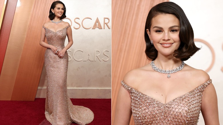 Selena Gomez bär en anpassad Ralph Lauren-klänning vid Oscarsgalan 2025