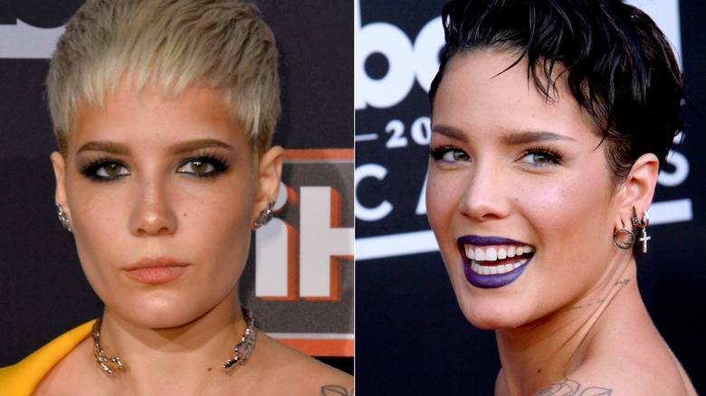 Halsey före och efter att hon slutade röka