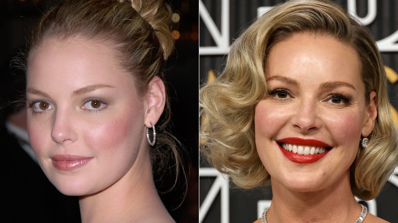 Katherine Heigl före och efter att hon slutade röka