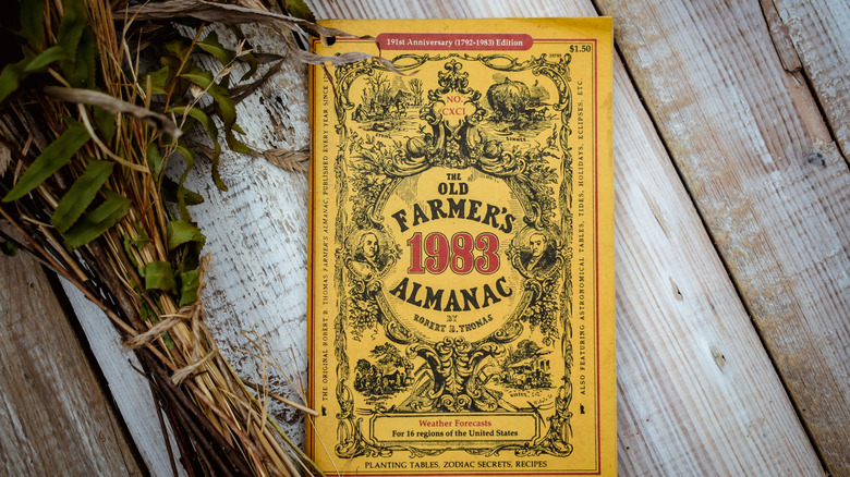 bild av en Farmer's Almanac-utgåva