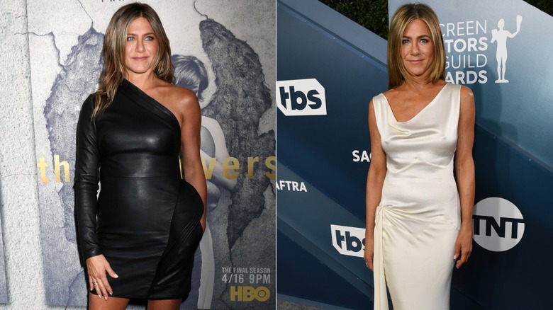(L) Jennifer Aniston vid 2017 års premiär för 