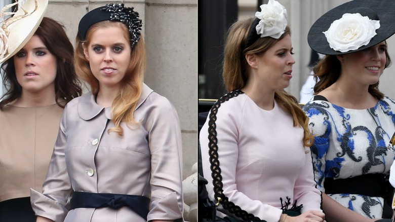 Prinsessan Beatrice bar för avslappnade klänningar på Trooping the Color 2015 och 2019