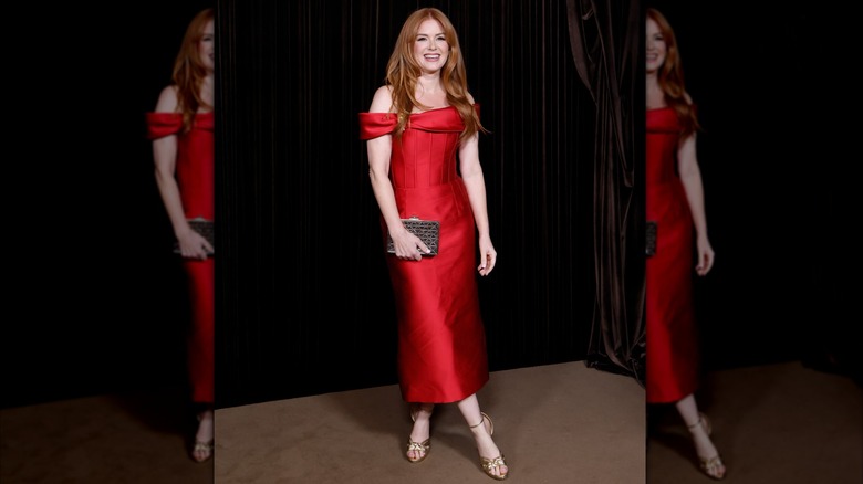 Isla Fisher deltar i Clooney Foundation For Justice's The Albies 2026 i London i oktober 2026