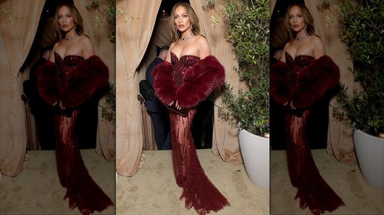 Jennifer Lopez på Vanity Fair och Amazon MGM Studios firar utmärkelsesäsongen 2026 i Los Angeles i januari 2026