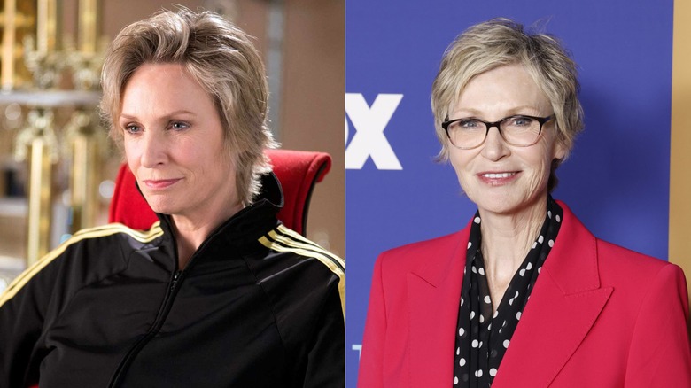 (L) Jane Lynch som Sue Sylvester på 