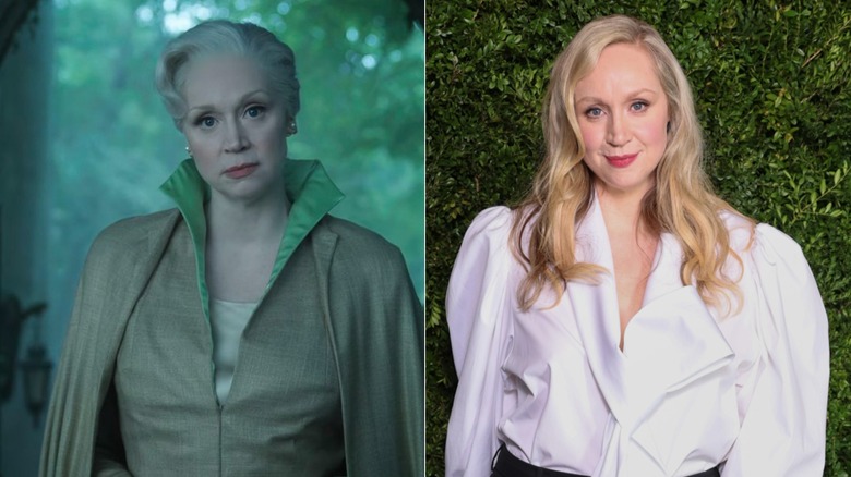 (L) Gwendoline Christie som Larissa Weems i Netflix-serien 