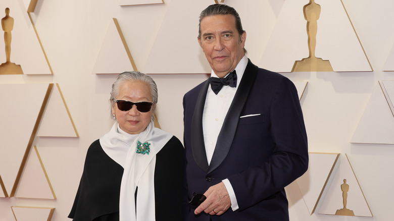 Ciaran Hinds och Hélène Patarot 2022.